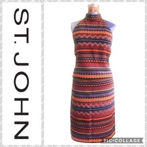 St. John Tribal Midi Skirt